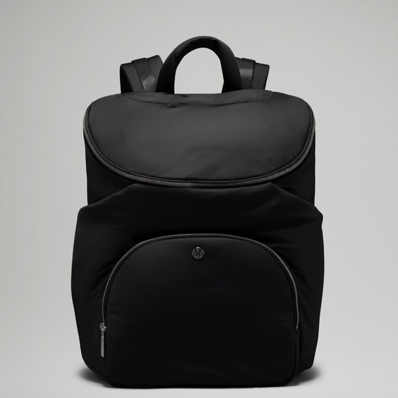 lululemon athletica Handbags - Lululemon New Parent Backpack in Black/Silver Drop